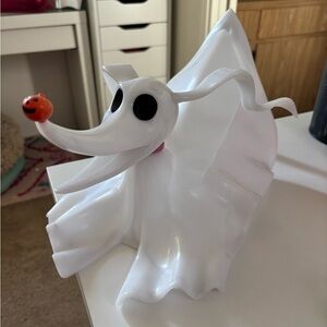 Disney Zero Figurine with Black Eyes and Orange Nose Popcorn Bucket
